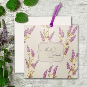 Tema Matrimonio Lavanda Partecipazioni Matrimonio