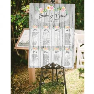 Tableau De Mariage Shabby Chic Partecipazioni Matrimonio